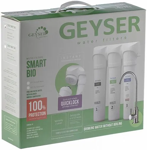 Фильтр под мойку для мягкой воды Гейзер Смарт Био 511 66031