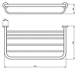 Полка для полотенец Ideal Standard IOM хром A9106AA
