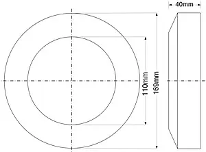 Кольцо декоративное Mc Alpine MRF110 Кольцо декоративное Mc Alpine MRF110, 2