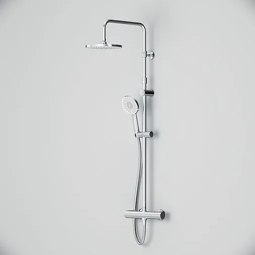 Душевая система с термостатом для душа Am.Pm X-Joy хром F0785A400 Душевая система с термостатом для душа Am.Pm X-Joy хром F0785A400
