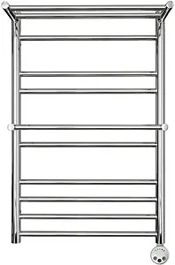 Полотенцесушитель электрический лесенка Lemark Pramen П10 800х500 полированная сталь LM33810E, 3