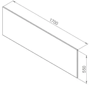 Панель для ванны фронтальная Am.Pm Inspire 2.0 170 белый W52A-170-075W-P Панель для ванны фронтальная Am.Pm Inspire 2.0 170 белый W52A-170-075W-P, 2