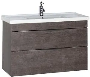Тумба-умывальник Aquanet Эвора 100 дуб антик 00183003+00182325 Тумба-умывальник Aquanet Эвора 100 дуб антик 00183003+00182325, 1