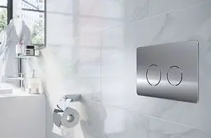 Клавиша смыва для унитаза Azario AZ-8200-0084/AZ-P57-0120 хром глянцевый, 3