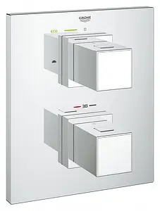 Термостат для 2 потребителей Grohe Grohtherm Cube хром 19958000, 1