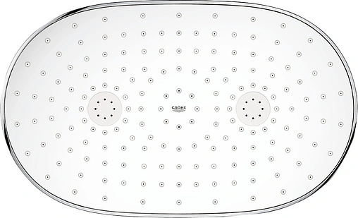 Лейка верхнего душа с настенным креплением Grohe Rainshower SmartControl 360 Mono белый/хром 26450LS0