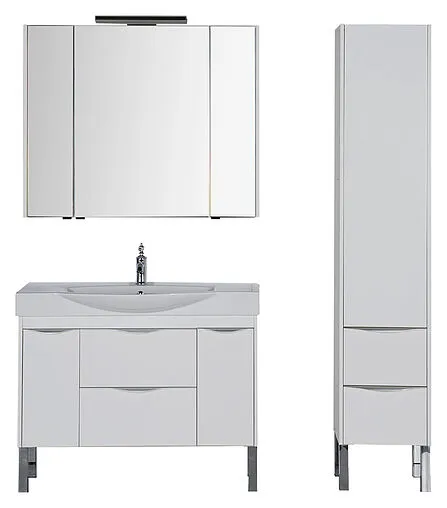 Шкаф-зеркало Aquanet Франка 105 белый 00183047