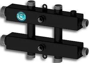 Коллектор распределительный 3 контура 1¼&quot;н x 1&quot;н Север-КМ3 1925021, 1