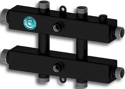 Коллектор распределительный 3 контура 1¼&quot;н x 1&quot;н Север-КМ3 1925021