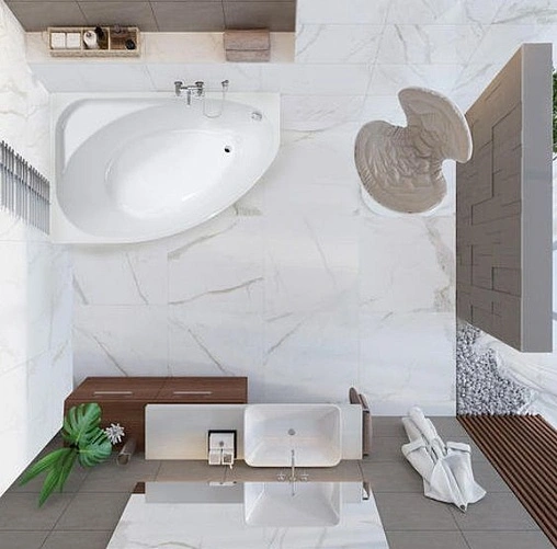 Ванна акриловая Vagnerplast Hapi 170x110 L VPBA170HAP3LX-04