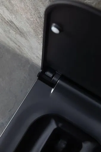 Унитаз подвесной безободковый Allen Brau Infinity черный матовый 4.21011.31