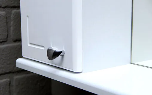 Шкаф-зеркало Айсберг Классик 50 L белый DA1048HZ