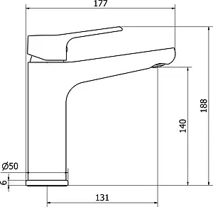 Смеситель для раковины Cezares Peonia хром PEONIA-LSM1-A-01-W0 Смеситель для раковины Cezares Peonia хром PEONIA-LSM1-A-01-W0, 2