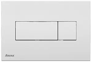 Клавиша смыва для унитаза Ravak Uni X01457 белый глянцевый Клавиша смыва для унитаза Ravak Uni X01457 белый глянцевый, 1