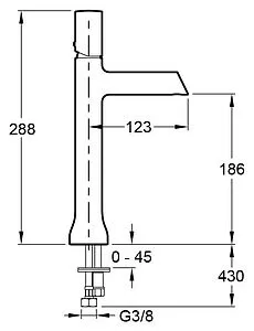 Смеситель для раковины Jacob Delafon Toobi хром E8960-CP, 2