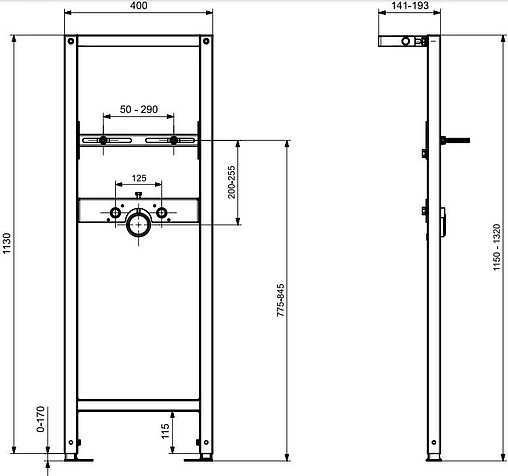 Инсталляция для раковины Cersanit Aqua 63386