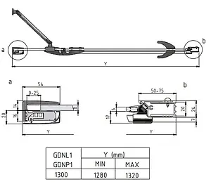 Дверь в нишу 1300мм прозрачное стекло Roltechnik Elegant Line GDN1/1300 L 134-130000L-00-02 Дверь в нишу 1300мм прозрачное стекло Roltechnik Elegant Line GDN1/1300 L 134-130000L-00-02, 2