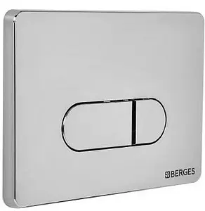 Клавиша смыва для унитаза BERGES Novum D3 040033 хром глянцевый Клавиша смыва для унитаза BERGES Novum D3 040033 хром глянцевый, 3