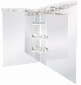 Зеркало с подсветкой Aquaton Лас-Вегас 100 L белый 1A0513K0LA01L, 1