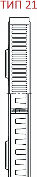Радиатор стальной панельный ROMMER Compact тип 21 500 x 900 мм RRS-2010-215090 Радиатор стальной панельный ROMMER Compact тип 21 500 x 900 мм RRS-2010-215090, 2