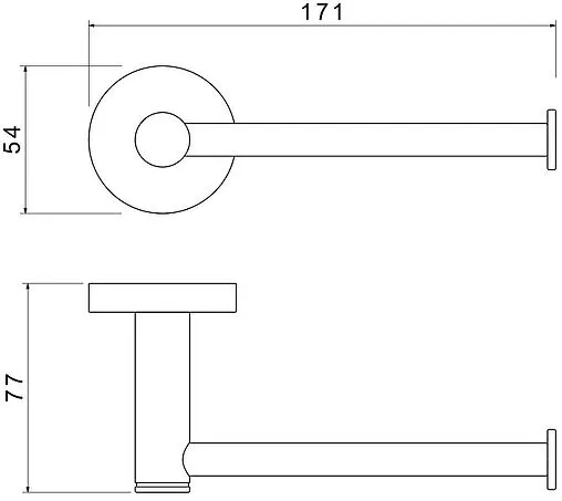Держатель туалетной бумаги Aquatek Европа хром AQ4108CR