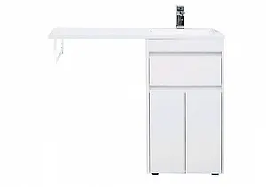 Тумба под умывальник напольная Aquanet Токио 58 белый 00237745, 1