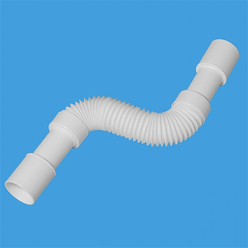 Слив гофрированный Mc Alpine 40/50x40/50мм L=350-500мм MRMF205A