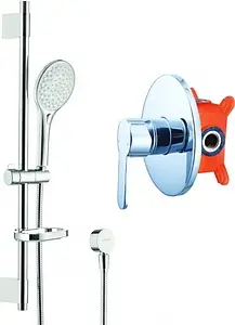 Смеситель для душа скрытого монтажа Swedbe Platta хром 5529, 1