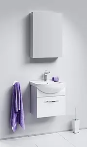 Шкаф-зеркало Aqwella MC 50 белый МС.04.05, 4