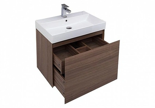 Тумба под умывальник Aquanet Нью-Йорк 70 орех 00203946
