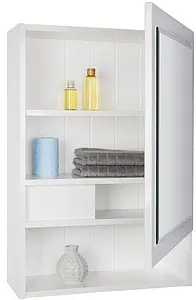 Шкаф-зеркало Milardo Magellan белый MAG5000M99, 4