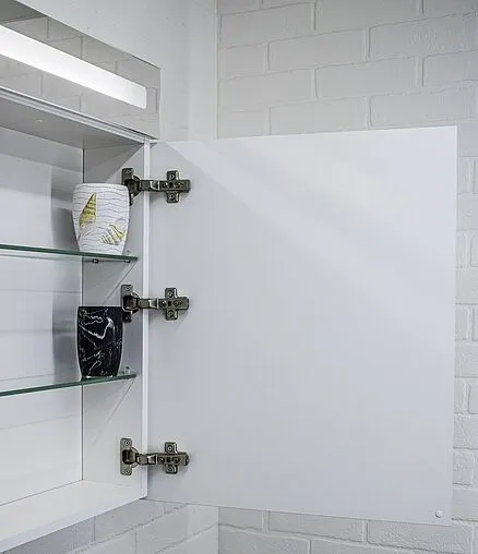 Шкаф-зеркало Домино Аврора 60 белый DV8005HZ