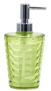 Дозатор для жидкого мыла Fixsen Glady хром/зелёный FX-80-04, 1