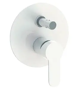 Смеситель для ванны скрытого монтажа Cezares Laconico белый матовый/хром LACONICO-C-VDI-BLC Смеситель для ванны скрытого монтажа Cezares Laconico белый матовый/хром LACONICO-C-VDI-BLC, 1