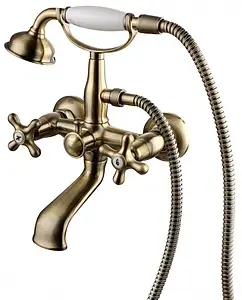 Смеситель для ванны Lemark Vintage бронза/белый LM2812B Смеситель для ванны Lemark Vintage бронза/белый LM2812B, 1