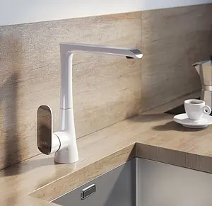 Смеситель для кухни IDDIS Calipso белый/хром CALSBL0i05, 4