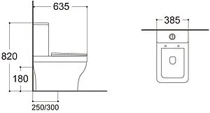 Унитаз-компакт безободковый Aquatek Амадео белый AQ2914-00, 2