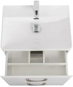 Тумба-умывальник подвесная BelBagno DUE 60 Белый металлик DUE-600-2C-SO-BM-P+BB-8076-3-60, 4