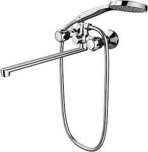 Смеситель для ванны с длинным изливом Dorff Modern хром D7095000 Смеситель для ванны с длинным изливом Dorff Modern хром D7095000, 1