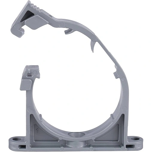 Клипса с защелкой D=50мм серый Sinikon KPP.050