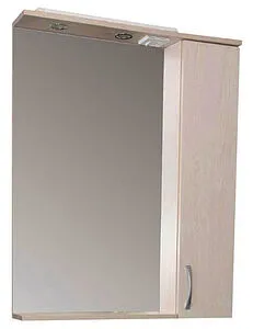 Шкаф-зеркало Aquanet Донна 60 R дуб светлый 00168928, 5