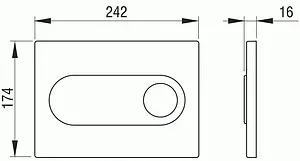 Инсталляция для подвесного унитаза Set 3 в 1 Pestan Fluenta SET40006356OB кнопки/белый, рамка/черный Инсталляция для подвесного унитаза Set 3 в 1 Pestan Fluenta SET40006356OB кнопки/белый, рамка/черный, 4