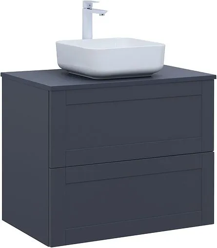 Тумба-умывальник подвесная Aquanet Терра 80 маренго 00313245+