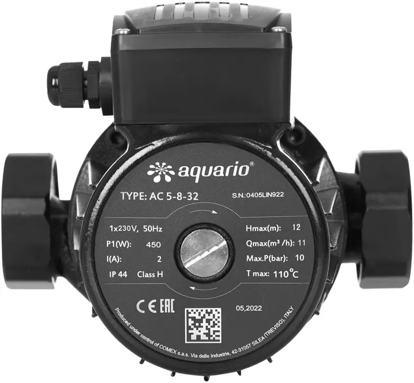 Насос циркуляционный Aquario AC 5-8-32 5432 Насос циркуляционный Aquario AC 5-8-32 5432, 4
