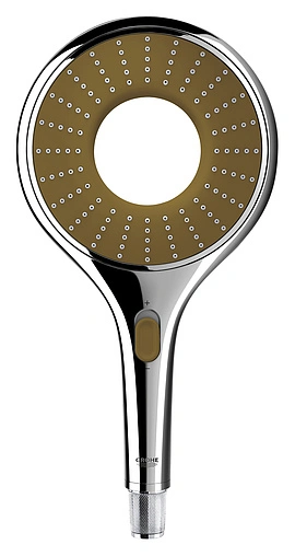Лейка ручного душа Grohe Rainshower Icon хром/коричневый 27633000 Лейка ручного душа Grohe Rainshower Icon хром/коричневый 27633000