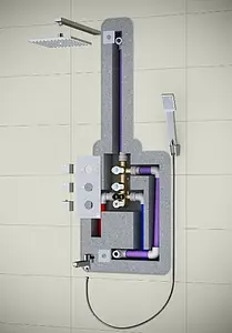 Душевая система с термостатом для душа Timo Tetra-thermo золото матовое SX-0179/17SM Душевая система с термостатом для душа Timo Tetra-thermo золото матовое SX-0179/17SM, 4
