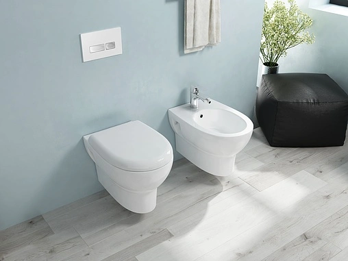 Биде подвесное ISVEA Absolute белый 10AB41001SV Биде подвесное ISVEA Absolute белый 10AB41001SV