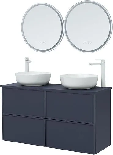 Тумба-умывальник Aquanet Арт 60 маренго 00313264+00306390