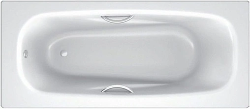 Ванна стальная BLB Universal Anatomica HG 150x75 белый B55L handles