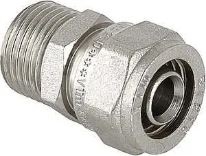 Муфта компрессионная переходная 16мм x ½"н Valtec VTm.301.N.001604 Муфта компрессионная переходная 16мм x ½"н Valtec VTm.301.N.001604, 1